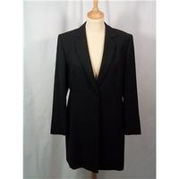 ms marks spencer size 12 black smart jacket coat