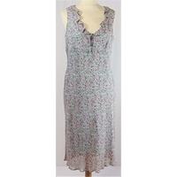 M&S, size 14 pale turquoise & pink floral dress