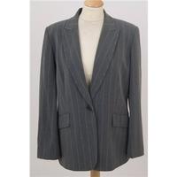 M&S, size 16 grey pinstripe jacket