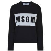 MSGM Printed Logo Sweatshirt