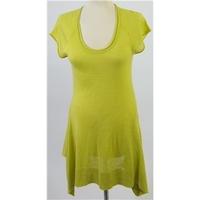 M&S Marks & Spencer Lime Jumper Dress Size 12