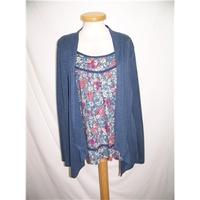 M&S Marks & Spencer - Size: 16 - Blue - Cardigan