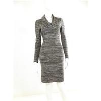 M&S Collection, size S black & white jersey dress