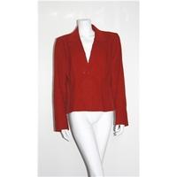 ms size l red cord jacket ms marks spencer size l red jacket