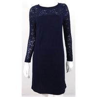 M&S, size 8 blue fine knit dress