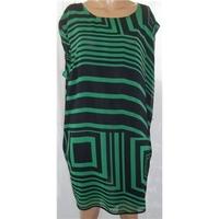 ms size 18 green black party dress