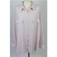 M&S Marks & Spencer Pink Long Sleeved Shirt Size 22