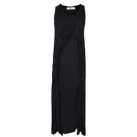 MSGM Ruffle Maxi Sleeveless Jersey Dress