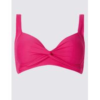 M&S Collection Twisted Plunge Bikini Top