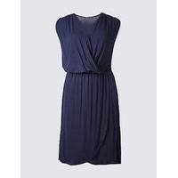 M&S Collection Sleeveless Wrap Over Beach Dress