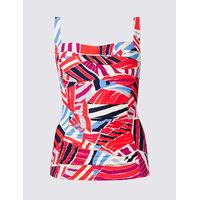 M&S Collection Printed Tankini Top