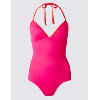 M&S Collection Secret Slimming Plunge Swimsuit