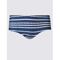 M&S Collection Striped Boyshort Bikini Bottoms