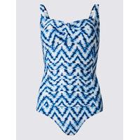 M&S Collection Secret Slimming Printed Swimsuit