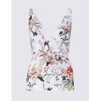 M&S Collection Floral Print Tankini Top