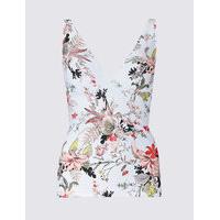 ms collection floral print tankini top