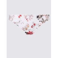 M&S Collection Floral Print Hipster Bikini Bottoms