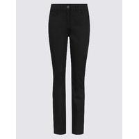 ms collection petite mid rise straight leg jeans