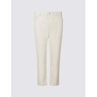 M&S Collection Mid Rise Cropped Slim Leg Jeans