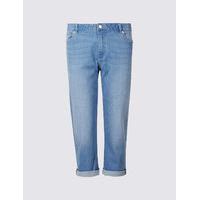 M&S Collection Mid Rise Cropped Slim Leg Jeans