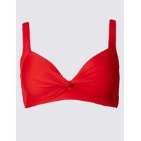 ms collection twisted plunge bikini top