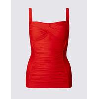 M&S Collection Twisted Ruched Tankini Top