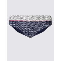 M&S Collection Printed Hipster Bikini Bottoms