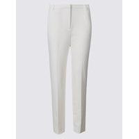 ms collection split waist slim leg trousers