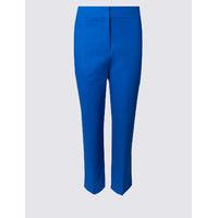 M&S Collection Cotton Rich Slim Leg Cropped 7/8th Trousers