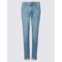 M&S Collection Boyfriend Mid Rise Slim Leg Jeans