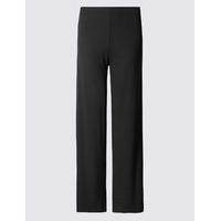 ms collection petite wide leg trousers