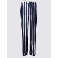 M&S Collection Striped Straight Leg Trousers