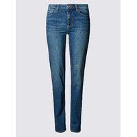 M&S Collection Sculpt & Lift Straight Leg Jeans