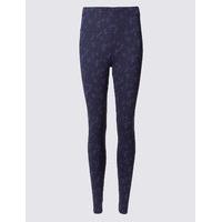 M&S Collection Cotton Rich Printed Leggings