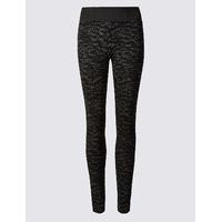 M&S Collection Printed Sculpt and Lift Leggings