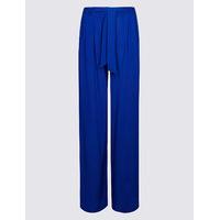 M&S Collection Pleated Wide Leg Trousers