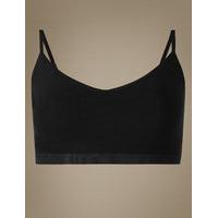 M&S Collection Cotton Rich Strappy Bralet