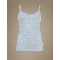 ms collection lace trim vest with new improved fabric