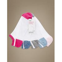 M&S Collection 5 Pair Pack Trainer Liner Socks