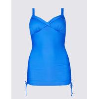 M&S Collection Secret Slimming Plunge Tankini Top