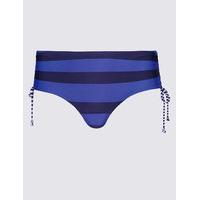 M&S Collection Striped Boyshort Bikini Bottoms