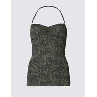 M&S Collection Animal Print Tankini Top