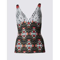 M&S Collection Tribal Print Tankini Top