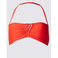 ms collection macrame bandeau bikini top