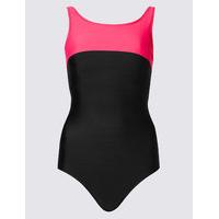 M&S Collection Post Surgery Secret Slimming Panel Sporty Swimsuit