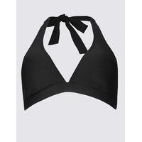 M&S Collection Halterneck Triangle Bikini Top