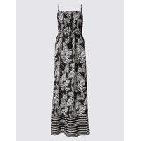 M&S Collection Palm Tree Print Maxi Dress