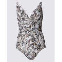 M&S Collection Swimsculpt Animal Print Swimsuit