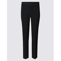 ms collection petite slim leg trousers