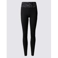 M&S Collection Strobe Print High Waist Leggings